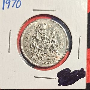 1970 Canadian 50 Cent